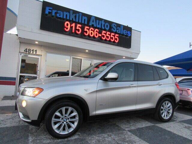 2014 BMW X3 for sale at Franklin Auto Sales in El Paso TX