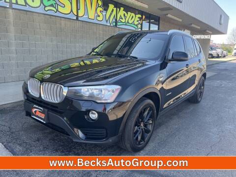 2015 BMW X3 for sale at Becks Auto Group in Mason OH