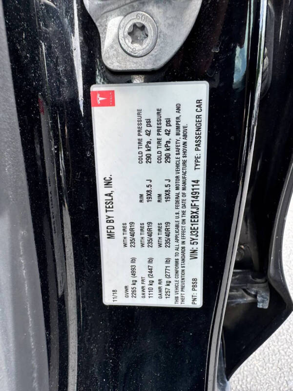 2018 Tesla Model 3 Long Range