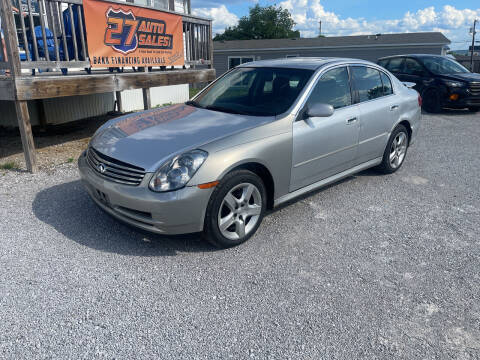 2006 Infiniti G35 for sale at 27 Auto Sales LLC in Somerset KY