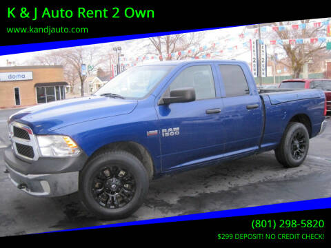 2017 RAM 1500 for sale at K & J Auto Rent 2 Own in Bountiful UT