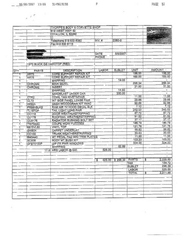 1970 Buick Gran Sport