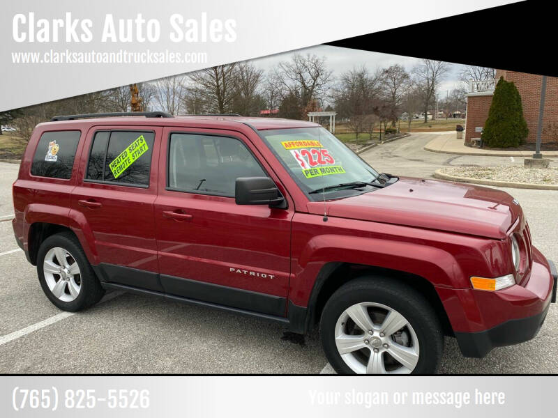 2015 Jeep Patriot for sale at Clarks Auto Sales in Connersville IN