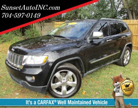 2011 Jeep Grand Cherokee for sale at Sunset Auto in Charlotte NC