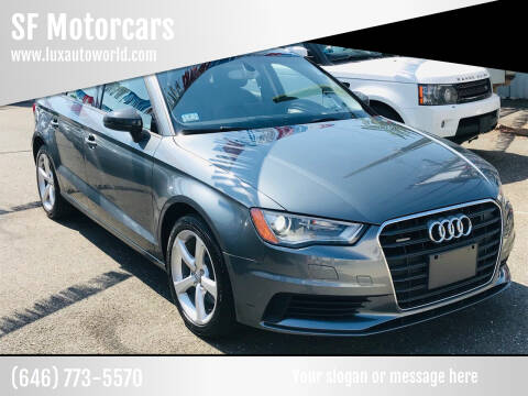 2015 Audi A3 for sale at SF Motorcars in Staten Island NY
