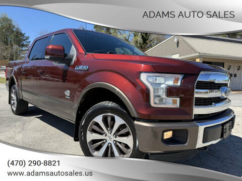 2015 Ford F-150 for sale at Adams Auto Sales in Gainesville GA