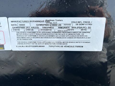 2024 Kaufman 22' DECK OVER