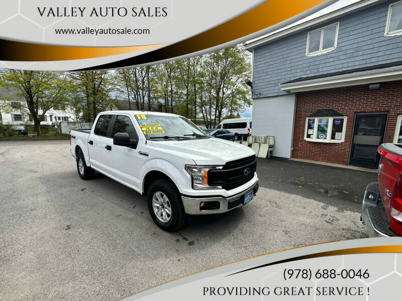 2018 Ford F-150 for sale at VALLEY AUTO SALES in Methuen MA