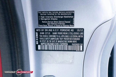 2013 Porsche Boxster S