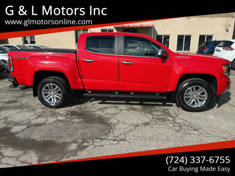 2016 GMC Canyon for sale at G & L Motors Inc in New Kensington PA