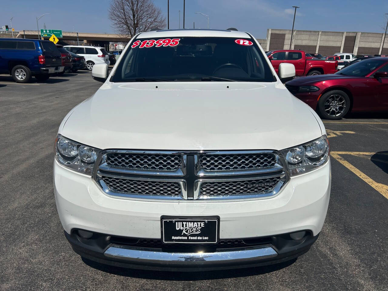 White 2012 Dodge Durango Crew AWD Crew 4dr SUV 2