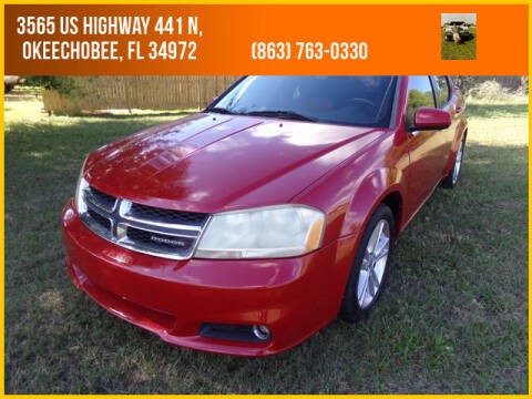 2012 Dodge Avenger for sale at M & M AUTO BROKERS INC in Okeechobee FL