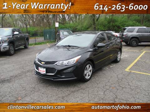 2018 Chevrolet Cruze for sale at Clintonville Car Sales - AutoMart of Ohio in Columbus OH