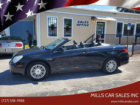 2008 Chrysler Sebring for sale at MILLS CAR SALES INC in Clearwater FL