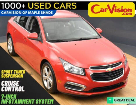 2015 Chevrolet Cruze for sale at Car Vision of Trooper in Norristown PA