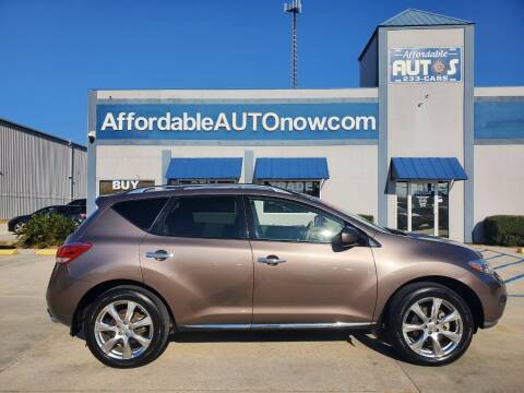 2012 Nissan Murano for sale at Affordable Autos in Houma LA