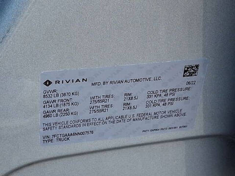 2022 Rivian R1T Adventure