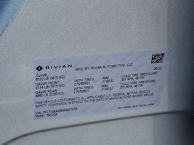 2022 Rivian R1T Adventure