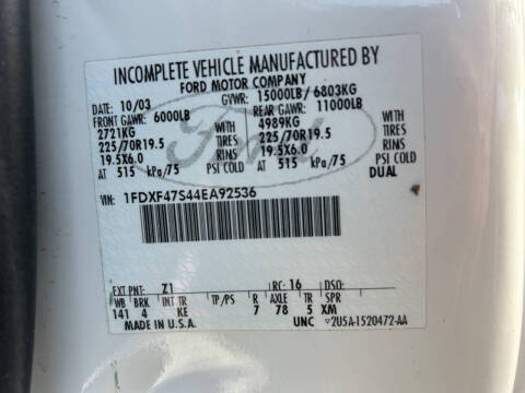 2004 Ford F-450 Super Duty