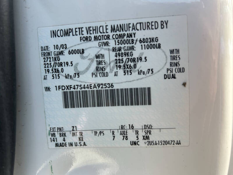 2004 Ford F-450 Super Duty