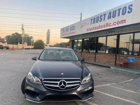 2014 Mercedes-Benz E-Class for sale at Trust Autos, LLC in Decatur GA
