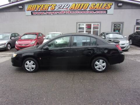 2006 Saturn Ion for sale at ROYERS 219 AUTO SALES in Dubois PA