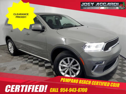 2021 Dodge Durango for sale at PHIL SMITH AUTOMOTIVE GROUP - Joey Accardi Chrysler Dodge Jeep Ram in Pompano Beach FL