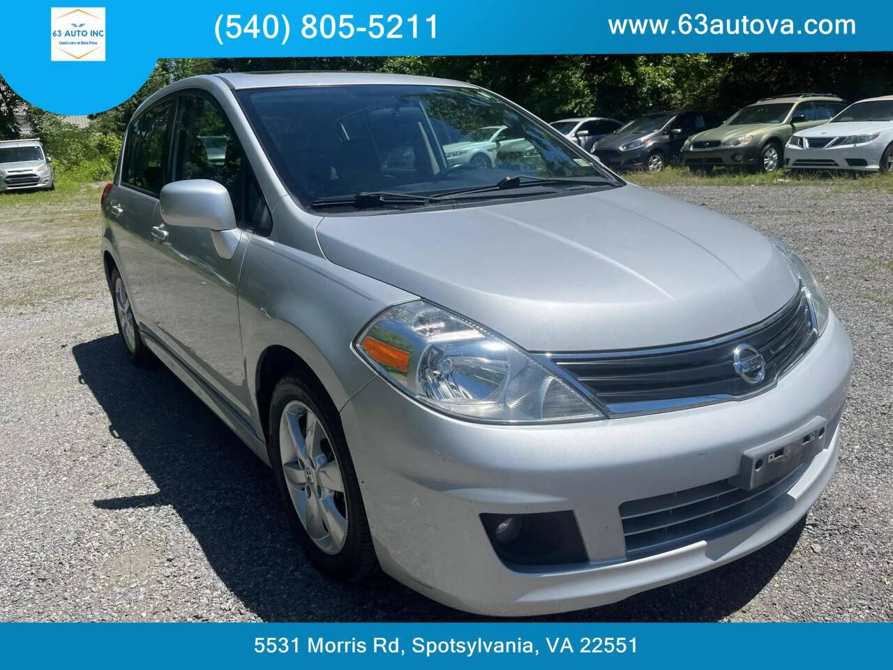 2011 Nissan Versa for sale at 63 Auto Inc in Spotsylvania, VA