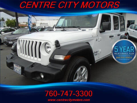 2021 Jeep Wrangler Unlimited for sale at Centre City Motors in Escondido CA