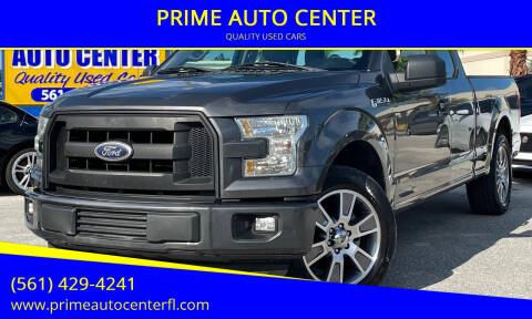2016 Ford F-150 for sale at PRIME AUTO CENTER in Palm Springs FL