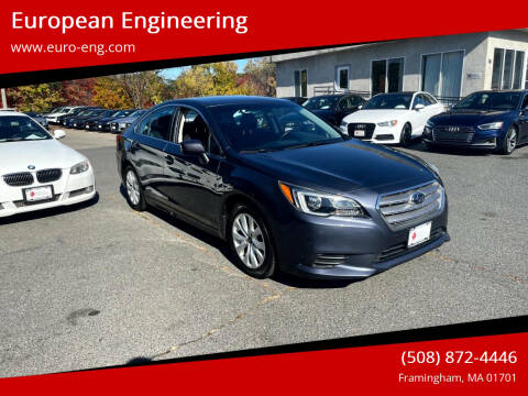 2017 Subaru Legacy for sale at European Engineering in Framingham MA