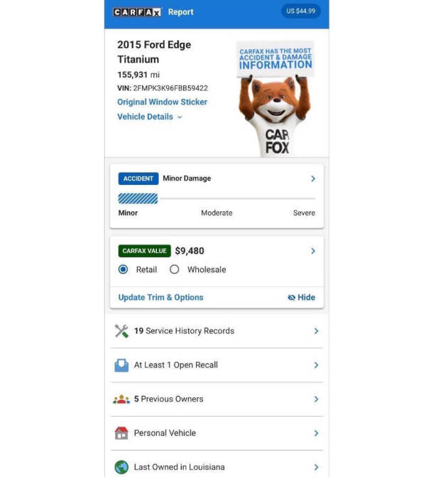 2015 Ford Edge Titanium