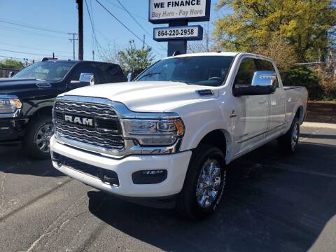 2023 RAM 2500 for sale at TRAIN AUTO SALES & RENTALS in Taylors SC