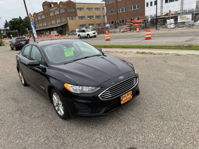 2019 Ford Fusion Hybrid for sale at BEST DEAL AUTO SALES in Moorhead, MN