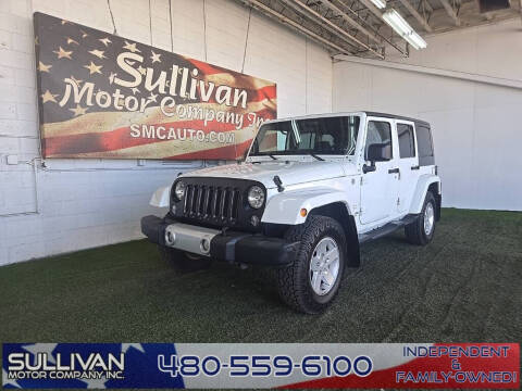 2014 Jeep Wrangler Unlimited for sale at SULLIVAN MOTOR COMPANY INC. in Mesa AZ