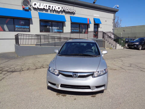 2009 Honda Civic for sale at Quattro Motors in Redford MI