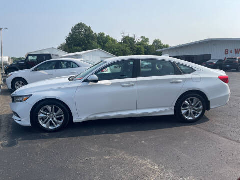 2020 Honda Accord for sale at B & W Auto in Campbellsville KY