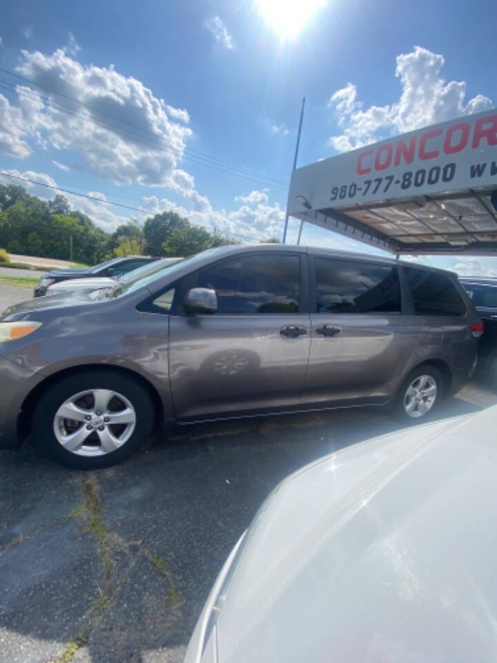 2012 Toyota Sienna for sale at Concord Auto Mall in Concord, NC