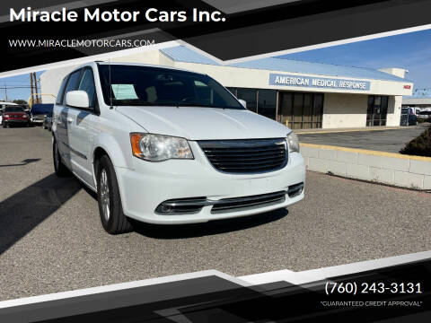 2014 Chrysler Town and Country for sale at Miracle Motor Cars Inc. in Victorville CA