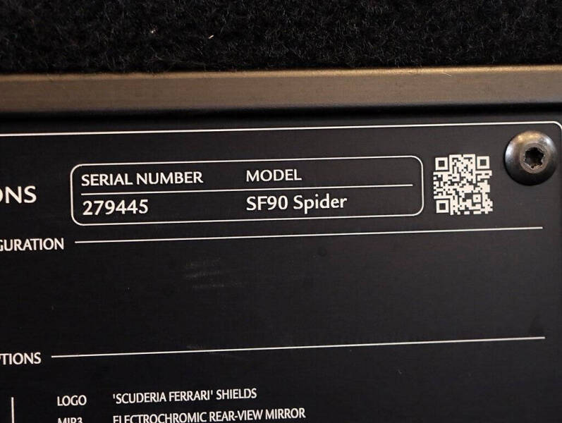 2022 Ferrari SF90 Spider