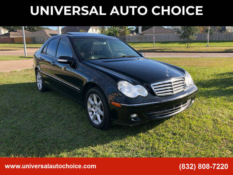 2007 Mercedes-Benz C-Class for sale at UNIVERSAL AUTO CHOICE in Houston TX