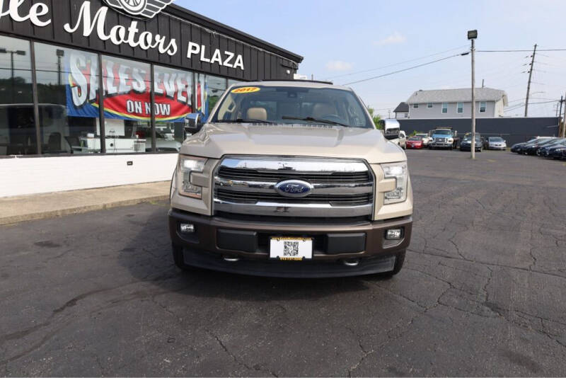 Used 2017 Ford F-150 Lariat with VIN 1FTEW1EG5HKC03076 for sale in Hamilton, OH