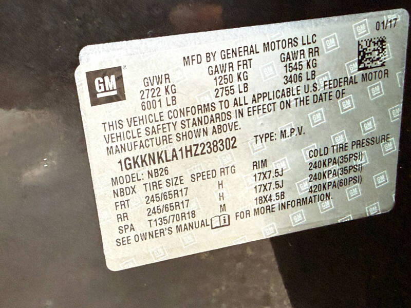 2017 GMC Acadia SLE-1