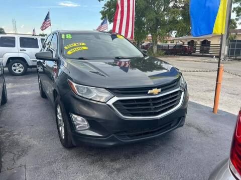 2018 Chevrolet Equinox for sale at VALDO AUTO SALES in Hialeah FL