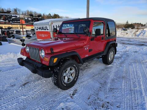 2002 Jeep Wrangler for sale at Pepp Motors in Marquette MI