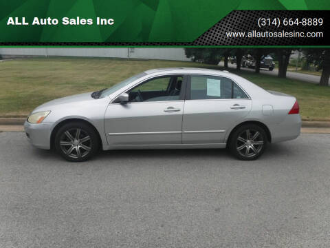 2006 Honda Accord for sale at ALL Auto Sales Inc in Saint Louis MO