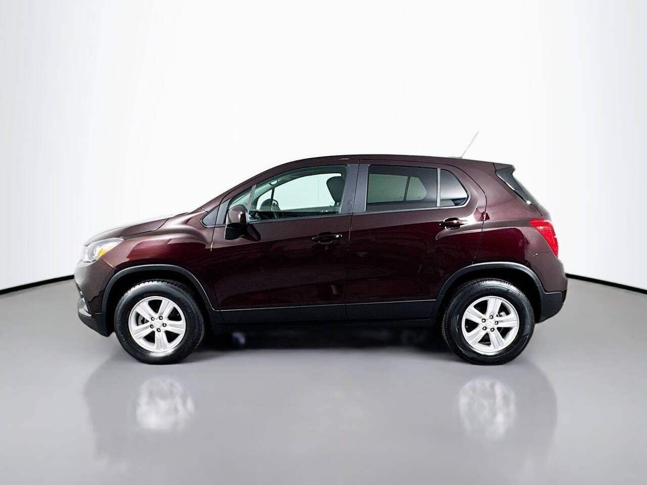 Dk. Red 2021 Chevrolet Trax LS AWD LS 4dr Crossover 2