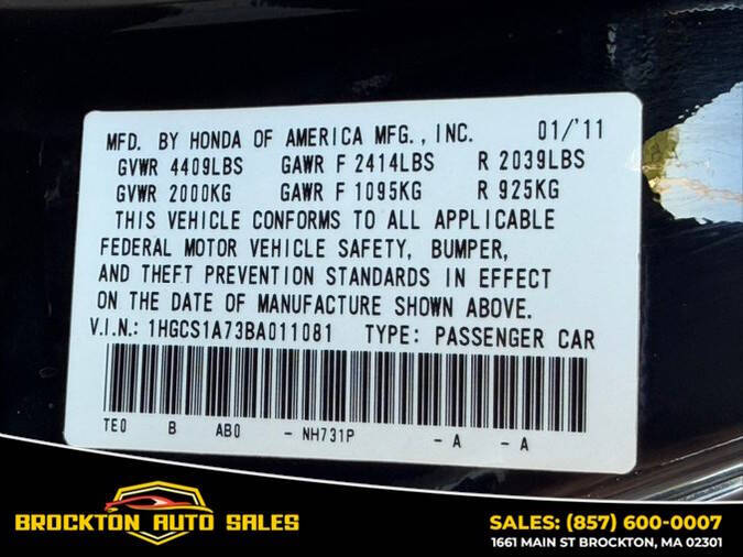 2011 Honda Accord EX