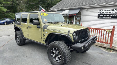 2013 Jeep Wrangler Unlimited for sale at Clear Auto Sales in Dartmouth MA