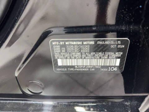 2024 Mitsubishi Mirage G4 ES